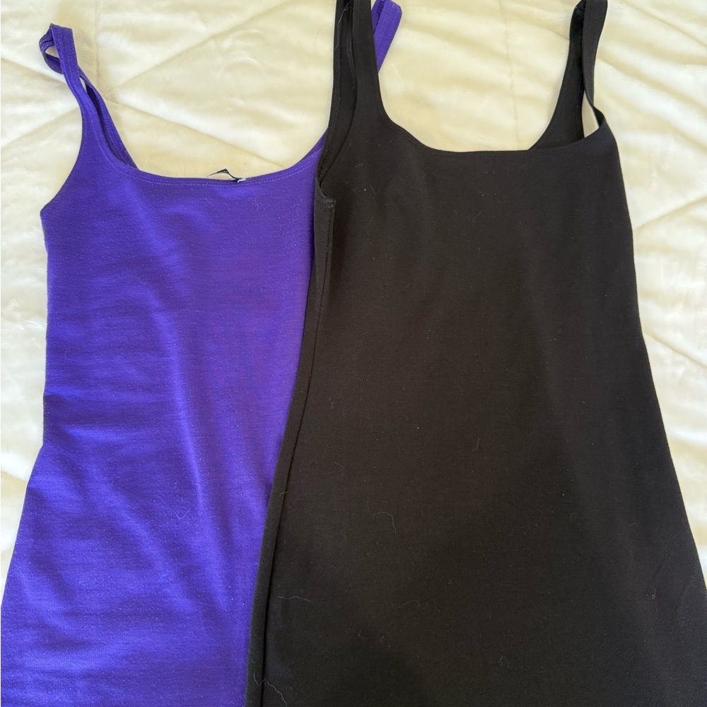 Zara Purple & Black Dress